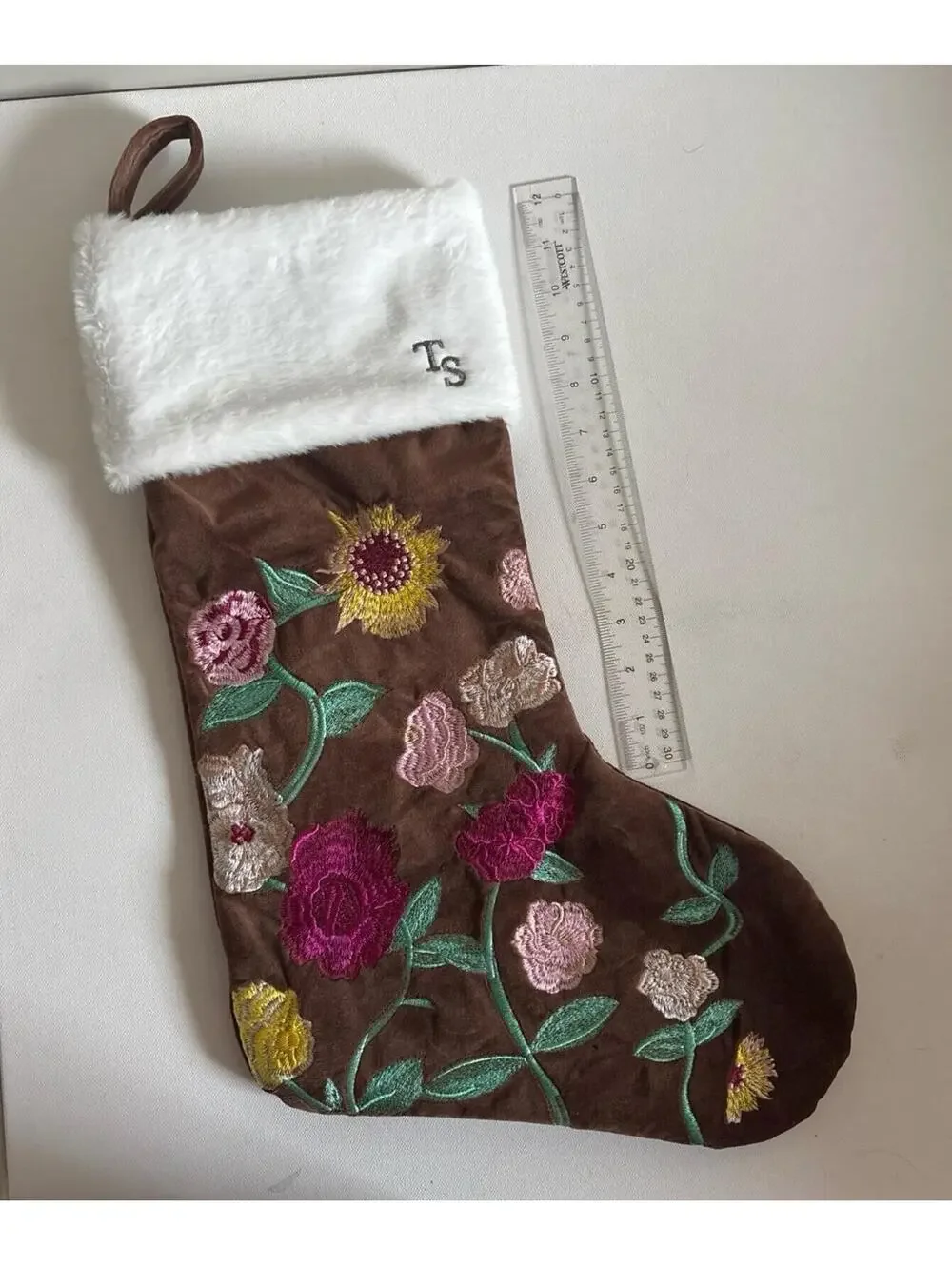 Taylor Swift Official Merch Eras Tour Piano Floral Stocking
